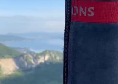 Vue sur le lac d'Annecy depuis la nacelle